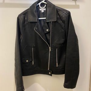 Topshop leather jacket